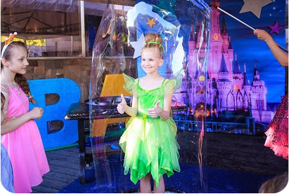 Шоу мыльных пузырей